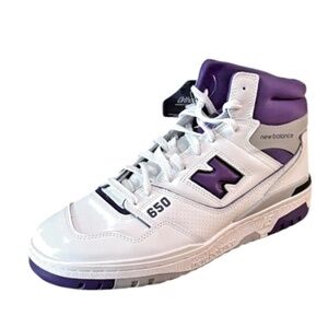 New Balance 650R Mens Size 10.5 Shoes White Purple Sneakers New‎